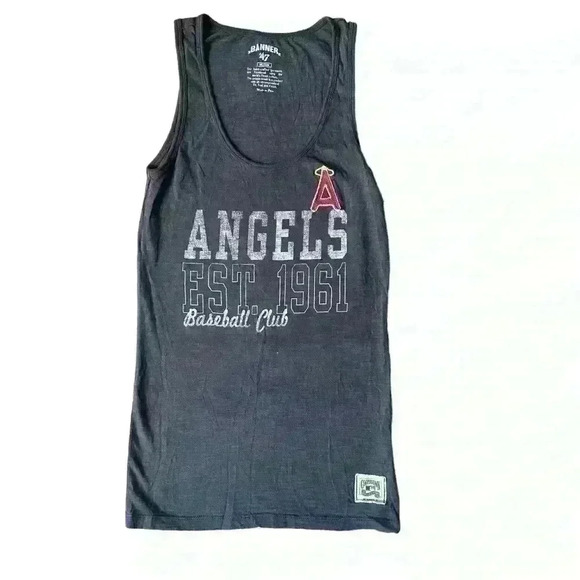 47 Banner Los Angeles Angels Women’s Tank Top‎ EUC Size Medium - Picture 1 of 5